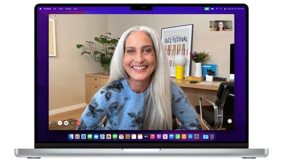 Quay màn hình Mac kèm webcam bo tròn như Content Creator