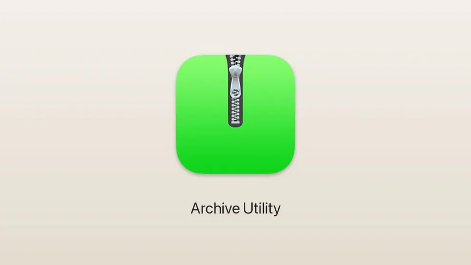 Biểu tượng Archive Utility của macOS