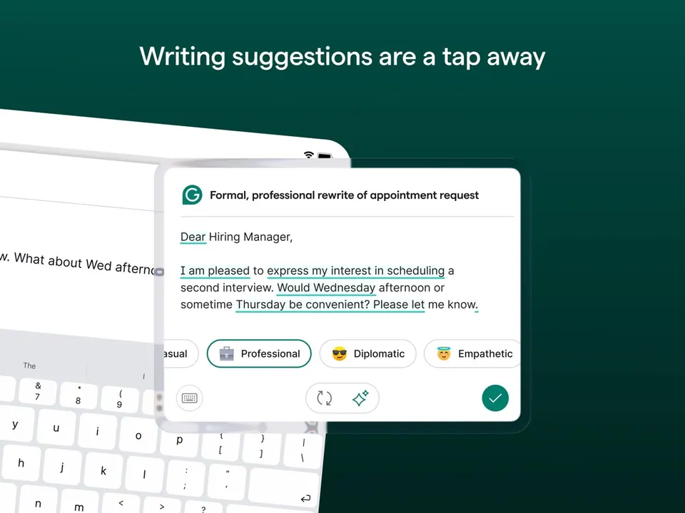 Giao diện Grammarly trên Mac